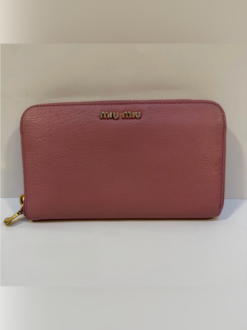 Miu Miu Authentic Pink Long Wallet EUC
